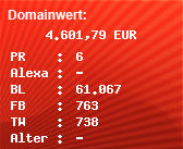 Domainbewertung - Domain www.giga.de bei Domainwert24.de