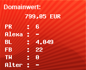 Domainbewertung - Domain www.vmware.de bei Domainwert24.de