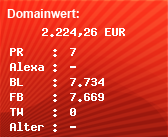 Domainbewertung - Domain leo.de bei Domainwert24.de