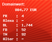 Domainbewertung - Domain www.udl-intermedia.com bei Domainwert24.de