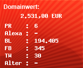 Domainbewertung - Domain www.schwaebische-post.de bei Domainwert24.de