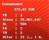 Domainbewertung - Domain www.ebpa.de bei Domainwert24.de