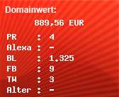 Domainbewertung - Domain www.chives.de bei Domainwert24.de