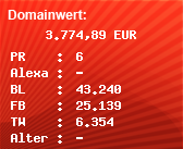 Domainbewertung - Domain www.xhamster.com bei Domainwert24.de