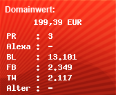 Domainbewertung - Domain filmix.net bei Domainwert24.de