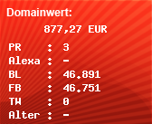 Domainbewertung - Domain haha.com bei Domainwert24.de