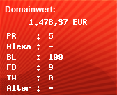 Domainbewertung - Domain www.ams.de bei Domainwert24.de