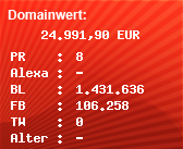 Domainbewertung - Domain www.stumbleupon.com bei Domainwert24.de