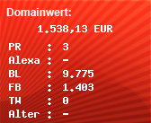 Domainbewertung - Domain www.pokerfirma.com bei Domainwert24.de