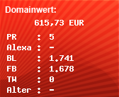 Domainbewertung - Domain www.mediabyte.de bei Domainwert24.de