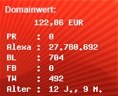 Domainbewertung - Domain gaspreise-2013.de bei Domainwert24.de