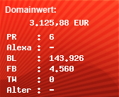 Domainbewertung - Domain www.austria.info bei Domainwert24.de