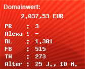 Domainbewertung - Domain gold.com bei Domainwert24.de