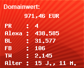 Domainbewertung - Domain www.onlinepresse.info bei Domainwert24.de