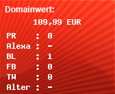 Domainbewertung - Domain www.kroenet.de bei Domainwert24.de
