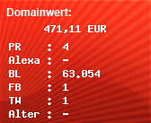 Domainbewertung - Domain www.store-systems.de bei Domainwert24.de