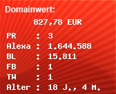 Domainbewertung - Domain www.y-hp.de bei Domainwert24.de