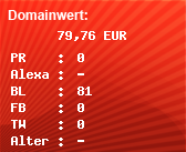 Domainbewertung - Domain ir9-clan.de bei Domainwert24.de