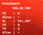 Domainbewertung - Domain www.eisradio.de bei Domainwert24.de