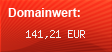 Domainbewertung - Domain www.webmarkt4you.de bei Domainwert24.de