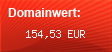 Domainbewertung - Domain www.eucash.de bei Domainwert24.de