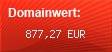 Domainbewertung - Domain haha.com bei Domainwert24.de