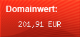 Domainbewertung - Domain strompreise-2013.de bei Domainwert24.de