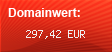 Domainbewertung - Domain www.sportwetten1.de bei Domainwert24.de