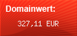 Domainbewertung - Domain www.wawrzinek1.de bei Domainwert24.de